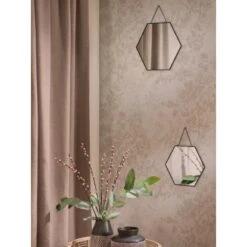 Wandspiegel-Set Minimalist Zen Metall Schwarz 3-tgl. -Wenko Verkäufe 4007871407453 AB02 060121