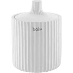 Baliv Kosmetikdose M. Deckel Industrial Polyresin Weiß