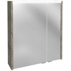 Fackelmann Spiegelschrank DV 60 Cm Nature Oak