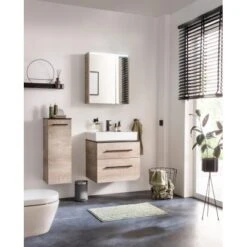 Fackelmann Spiegelschrank DV 60 Cm Nature Oak -Wenko Verkäufe 4008033821896 3254 07