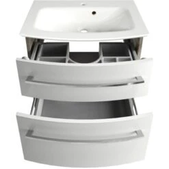 Fackelmann Badmöbel-Set B.Style 2-tlg. 63,2 Cm Nature Oak/Weiß 5 Fackelmann Badmöbel-Set B.Style 2-tlg. 63,2 Cm Nature Oak/Weiß -Wenko Verkäufe 4008033844086 3254 02