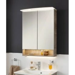 Fackelmann Spiegelschrank B.Style 60 Cm Nature Oak -Wenko Verkäufe 4008033844772 3254 06