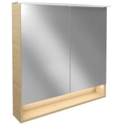 Fackelmann Spiegelschrank B.Style 80 Cm Sandeiche