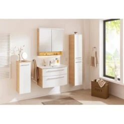 Fackelmann Spiegelschrank B.Style 80 Cm Sandeiche -Wenko Verkäufe 4008033844819 3254 04