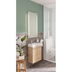 Fackelmann Waschbeckenunterschrank SBC 55 Cm Sandeiche 10 Fackelmann Waschbeckenunterschrank SBC 55 Cm Sandeiche -Wenko Verkäufe 4008033846417 3254 05