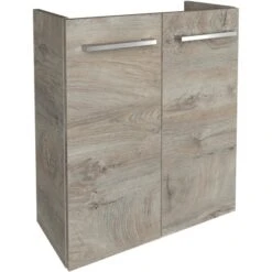Fackelmann Waschbeckenunterschrank SBC 55 Cm Nature Oak