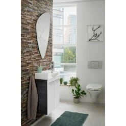 Fackelmann Waschbeckenunterschrank SBC 55 Cm Dark Oak/Weiß Hochglanz 7 Fackelmann Waschbeckenunterschrank SBC 55 Cm Dark Oak/Weiß Hochglanz -Wenko Verkäufe 4008033860727 3254 04