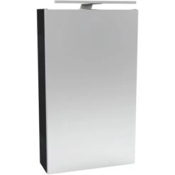 Fackelmann Spiegelschrank SBC 40 Cm Anthrazit Links