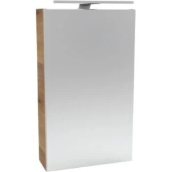 Fackelmann Spiegelschrank SBC 40 Cm Asteiche Links
