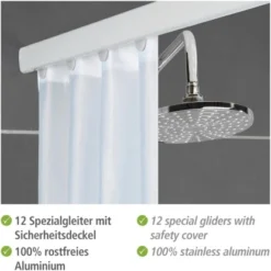 Wenko Teleskop-Duschvorhangschiene Era 75 Cm - 125 Cm Weiß 15 Wenko Teleskop-Duschvorhangschiene Era 75 Cm - 125 Cm Weiß -Wenko Verkäufe 4008838313299 1068 05