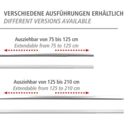 Wenko Teleskop-Duschvorhangschiene Era 75 Cm - 125 Cm Weiß 17 Wenko Teleskop-Duschvorhangschiene Era 75 Cm - 125 Cm Weiß -Wenko Verkäufe 4008838313299 1068 07