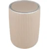 Wenko Schwingdeckeleimer Agropoli L Kosmetikeimer Mit Schwingdeckel 5,5 L Beige