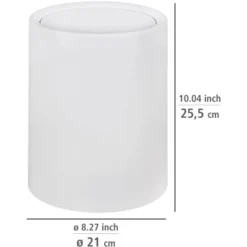 Wenko Schwingdeckeleimer Atri Weiß 6 L -Wenko Verkäufe 4008838367582 1068 VM 04