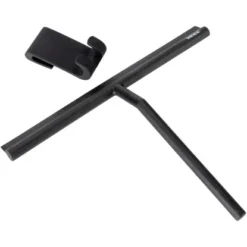 Wenko Badezimmerwischer Mola XXL Mit Breiter Wischfläche Aus Silikon Schwarz