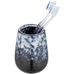 Wenko Zahnputzbecher Rosali Drop Keramik Blau -Wenko Verkäufe 4008838394946 1068 3