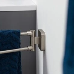 Tiger Handtuchhalter Onu 2-armig Edelstahl Gebürstet -Wenko Verkäufe 4008911318098 4621 3