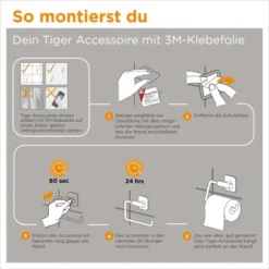 Tiger Tune Reserverollenhalter Messing Gebürstet / Schwarz -Wenko Verkäufe 4008911325430 4621 7