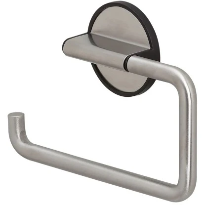 Tiger Toilettenpapierhalter Tune Edelstahl Gebürstet-Schwarz 1 Tiger Toilettenpapierhalter Tune Edelstahl Gebürstet-Schwarz