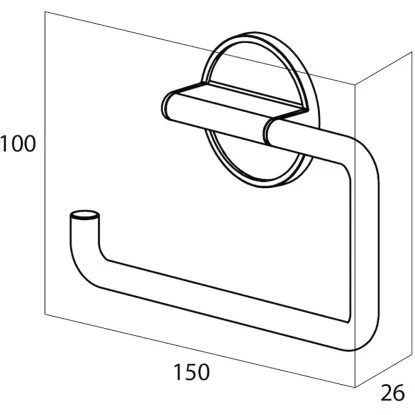 Tiger Toilettenpapierhalter Tune Edelstahl Gebürstet-Schwarz 5 Tiger Toilettenpapierhalter Tune Edelstahl Gebürstet-Schwarz – Bild 5