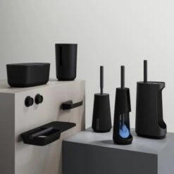 Tiger Tess Reserverollenhalter Mit Deckel Freistehend Schwarz / Anthrazit -Wenko Verkäufe 4008911329056 4621 5