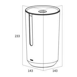 Tiger Tess Reserverollenhalter Mit Deckel Freistehend Schwarz / Anthrazit -Wenko Verkäufe 4008911329056 4621 8