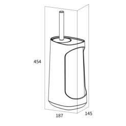 Tiger Tess Toilettenbürstenhalter Mit Speicherkapazität Und Swoop® Weiß/Hellgrau 19 Tiger Tess Toilettenbürstenhalter Mit Speicherkapazität Und Swoop® Weiß/Hellgrau -Wenko Verkäufe 4008911329070 4621 71