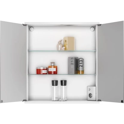 Jokey Spiegelschrank Kandi ECO 65 Cm X 60 Cm X 14,3 Cm Weiß 2 Jokey Spiegelschrank Kandi ECO 65 Cm X 60 Cm X 14,3 Cm Weiß – Bild 2