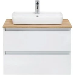 Pelipal Waschtischunterschrank Quickset 360 Weiß Glanz 75 Cm Grifflos