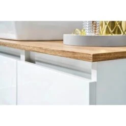 Pelipal Waschtischplatte Quickset 360 Riviera Eiche Quer NB 113 Cm -Wenko Verkäufe 4017026143600 2467 3