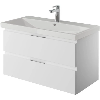 Pelipal WaschtischunterschrankSerie 4035 Schneeweiß Glanz 86 Cm Grifffuge 2 Pelipal WaschtischunterschrankSerie 4035 Schneeweiß Glanz 86 Cm Grifffuge – Bild 2