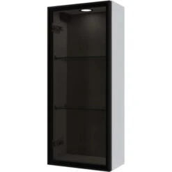 Pelipal Vitrinen-Wandschrank Quantum 05 Weiß Glanz 30 Cm