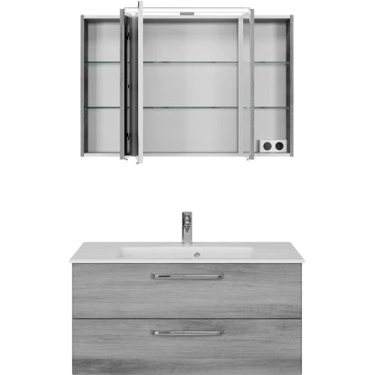 Pelipal Badmöbel-Set TrenTino Mit Midischrank Und Unterschrank 167 Cm Graphit 7 Pelipal Badmöbel-Set TrenTino Mit Midischrank Und Unterschrank 167 Cm Graphit – Bild 7