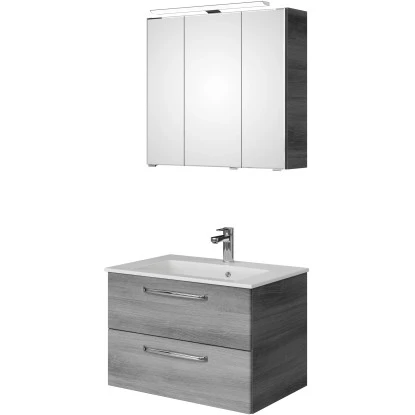 Pelipal Badmöbel-Set TrenTino Mit Midischrank Und Unterschrank 137 Cm Graphit 4 Pelipal Badmöbel-Set TrenTino Mit Midischrank Und Unterschrank 137 Cm Graphit – Bild 4