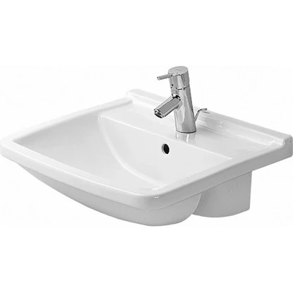 Duravit Einbauwaschbecken Starck 3 55 Cm Weiß WG Halbeinbauwaschtisch + Hahnloch 1 Duravit Einbauwaschbecken Starck 3 55 Cm Weiß WG Halbeinbauwaschtisch + Hahnloch