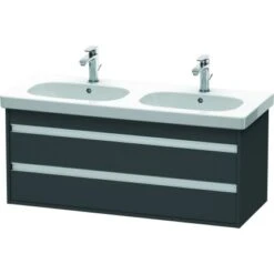Duravit Waschbeckenunterschrank Ketho 115 Cm Für Waschtisch D-Code Graphit Matt