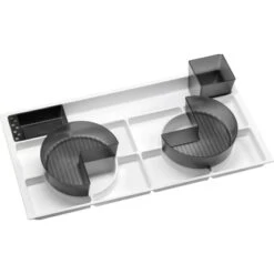 Fackelmann Organisationsset 70 Cm Kara Weiß-Stonegrau