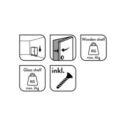 Baliv Hochschrank BM-6620 Weiß -Wenko Verkäufe 4048124106228 WEB02 260521