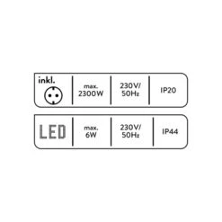 Baliv LED-Spiegelschrank BM-6640 Weiß -Wenko Verkäufe 4048124106259 WEB03 260521