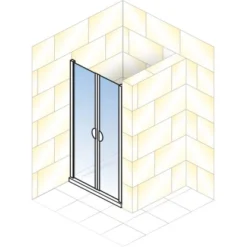 Schulte Pendeltür Logo Für Nische Echtglas Klar Hell 80 X 180 Cm -Wenko Verkäufe 4060991013133 2053 5