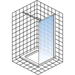 Schulte Walk In MasterClass Chromoptik Echtglas Klar Hell 9 Schulte Walk In MasterClass Chromoptik Echtglas Klar Hell -Wenko Verkäufe 4060991022708 2053 6
