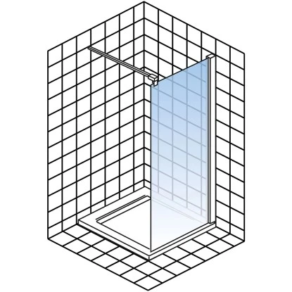 Schulte Walk In MasterClass Chromoptik Echtglas Klar Hell 5 Schulte Walk In MasterClass Chromoptik Echtglas Klar Hell – Bild 5