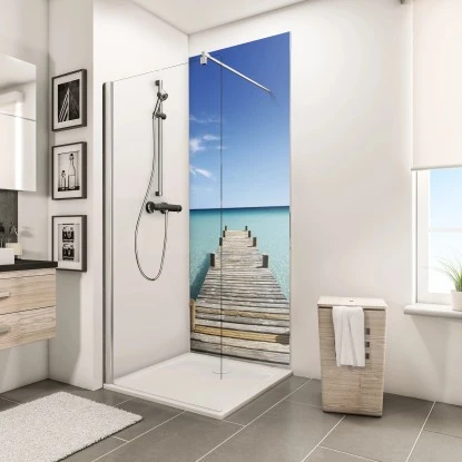 Schulte ExpressPlus Duschrückwand DecoDesign Foto Steg Malediven 210 X 90 Cm 1 Schulte ExpressPlus Duschrückwand DecoDesign Foto Steg Malediven 210 X 90 Cm