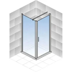 Schulte ExpressPlus Drehtür Seitenwand AlexaStyle2.0Dekor Liane 80cm 12 Schulte ExpressPlus Drehtür Seitenwand AlexaStyle2.0Dekor Liane 80cm -Wenko Verkäufe 4060991037535 2053 5