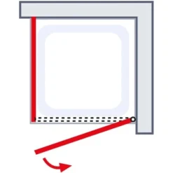 Schulte ExpressPlus Drehtür Seitenwand AlexaStyle2.0Dekor Liane 80cm 13 Schulte ExpressPlus Drehtür Seitenwand AlexaStyle2.0Dekor Liane 80cm -Wenko Verkäufe 4060991037535 2053 6