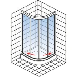 Schulte ExpressPlus Runddusche Kristall/Trend Inkl. Duschwanne 80x80cm 12 Schulte ExpressPlus Runddusche Kristall/Trend Inkl. Duschwanne 80x80cm -Wenko Verkäufe 4060991038143 2053 5