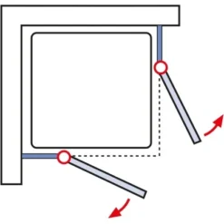 Schulte ExpressPlus Eckeinstieg 4-tlg. MasterClass Chromoptik 79,2-81,2x200cm 11 Schulte ExpressPlus Eckeinstieg 4-tlg. MasterClass Chromoptik 79,2-81,2x200cm -Wenko Verkäufe 4060991038358 2053 6