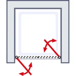 Schulte ExpressPlus Pendeltür Garant Chromoptik Klar Hell 100x200cm 9 Schulte ExpressPlus Pendeltür Garant Chromoptik Klar Hell 100x200cm -Wenko Verkäufe 4060991038631 2053 6