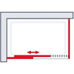 Schulte Seitenwand Für Schiebetür Kristall/Trend Chromoptik Grau Anthr. 200x90cm -Wenko Verkäufe 4060991044960 2053 4