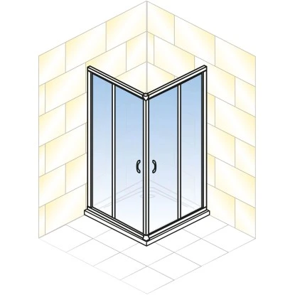 Schulte ExpressPlus Eckeinstieg Sunny Sicherheitsglas Chromoptik 190x80cm 5 Schulte ExpressPlus Eckeinstieg Sunny Sicherheitsglas Chromoptik 190x80cm – Bild 5