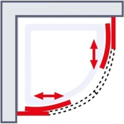 Schulte ExpressPlus Runddusche Sunny Sicherheitsglas Chromoptik 190x90x90cm 14 Schulte ExpressPlus Runddusche Sunny Sicherheitsglas Chromoptik 190x90x90cm -Wenko Verkäufe 4060991051197 2053 6